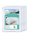 Protège Matelas molleton 400gr/m² pour lit Tête et Pieds Relevables