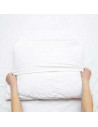 Protège Matelas molleton 400gr/m² pour lit Tête et Pieds Relevables