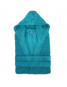 Peignoir capuche qui ressort coton et bambou canard