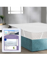 protège matelas plateau éponge bouclette imperméable