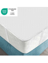 Protège Matelas molleton coton 400gr/m² Bonnets 30cm oeko tex