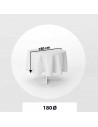Dimensions nappes rondes
