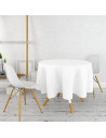Nappe anti tâches blanche ronde