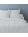 Taies d'oreiller 100% satin de coton blanches