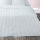 Zoom sur housse de couette Satin blanc 220x240 cm