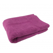 Lot de 5 Grandes Serviettes Eponge 600 g/m²  100 % coton - Marron