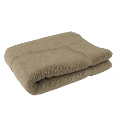 Lot de 5 Grandes Serviettes Eponge 600 g/m²  100 % coton - Marron