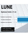 Caractéristiques du matelas Lune haute résilience