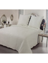 Couvre lit Plaisance Ivoire