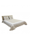 couvre lit boutis jeté de canapé 100 % coton abeille