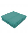 Lot de 5 Grandes Serviettes Eponge 600 g/m²  100 % coton vert sauge