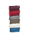 Couverture en laine Woolmark  finition ruban de satin