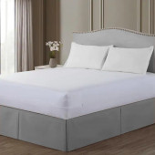 Housse intégrale Matelas anti-acariens pur coton éponge bouclette sur lit