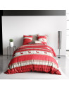 Housse de couette Cerf 260x240 cm + 2 taies pur coton