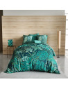 Housse de couette 100 % coton ALba 240x260 dans chambre