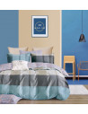 housse de couette carreaux percale 80 fils