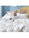 zoom taies d'oreiller housse de couette fleurs