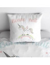 Taie d'oreiller Majesty licorne 65x65