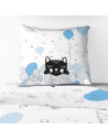 Taie Pussycat Blue 63x63