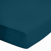 Drap housse uni 100 % coton 57 fils - Fabrication française