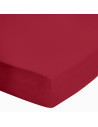 Drap housse uni 100 % coton 57 fils - Fabrication française