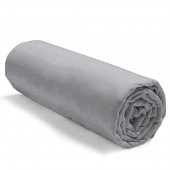 Drap housse uni 100 % coton 57 fils - Fabrication française