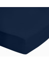 Drap housse uni 100 % coton 57 fils - Fabrication française