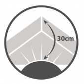 Drap housse uni 100 % coton 57 fils - Fabrication française