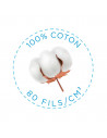100% coton 80 fils