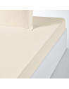 Drap housse Percale bonnet 30 cm naturel