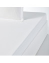 Drap housse Percale bonnet 30 cm blanc