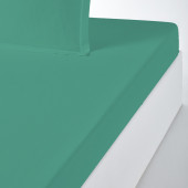 Drap housse Percale bonnet 30 cm céladon