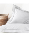 Ambiance lot de 2 taies d'oreillers Percale blanc