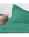 Ambiance lot de 2 taies d'oreillers Percale céladon