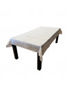 Nappe Brodée Monogramme Lin 160 x 250 cm