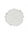 8 serviettes assorties blanc