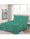 Parure de Draps 100% Percale de coton céladon