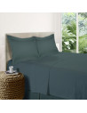 Parure de Draps Percale de coton anthracite