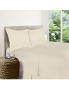 Parure de Draps Percale de coton naturel