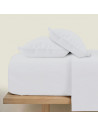 parure de draps nuit des vosges 2 places blanc