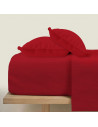 parure de draps nuit des vosges 2 places bordeaux