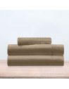 parure de draps nuit des vosges 3 pièces taupe