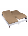 Drap Housse 2x80x200 taupe TPR
