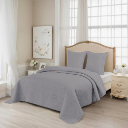 Couvre lit M23-7001 gris 230x250