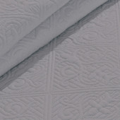 Couvre lit M23-7001 GRIS - détail