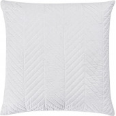 Couvre lit M23-6012 géométrique uni blanc - taie