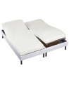 drap housse 2x70x190 blanc