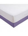 Protège Matelas Molleton Coton Élastomère 200g/m²  90x190 cm