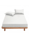 Drap Housse percale bonnet 27 cm blanc