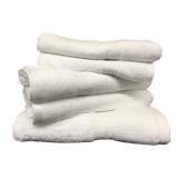 Lot de 5 Grandes Serviettes Eponge 600 g/m²  100 % coton - Marron
